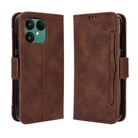 Kompatibel med Fairphone 6 Læder Etui Telefonpung Cover med Flere Kortpladser - Perfekt