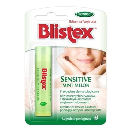 Blistex Sensitive Mint Melon Läppbalsam/ För Känsliga Läppar/ 4/