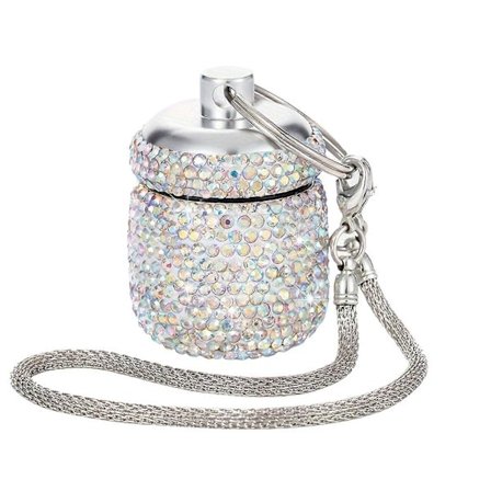 Vandtæt Ugentlig Pilleæske Robust Aluminium Rejseorganisator til Medicin og Kosttilskud med Nøgleringsvedhæng