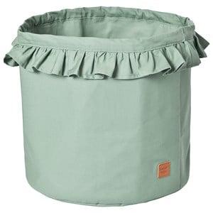 Buddy & Hope Green Flounce Storage Basket One Size - Storage - One size - Green