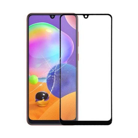 Skärmskydd Samsung A31/32 4G - 3D Härdat Glas Svart