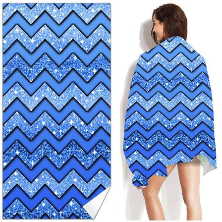 Egnet for sport, trening, Fitness badehåndkle trykt svømming tørke svette