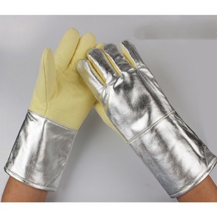 300 asteen korkean lämpötilan kestävät aramidikämmenet Korkean lämpötilan kestävät hanskat 300 astetta 500 astetta palonkestävä, palovammoja estävä, 