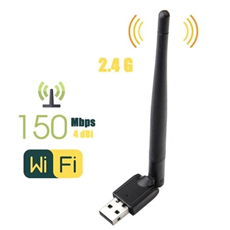 150 Mbps USB WiFi-adapter 2.4G trådløst nettverkskort MT7601 802.