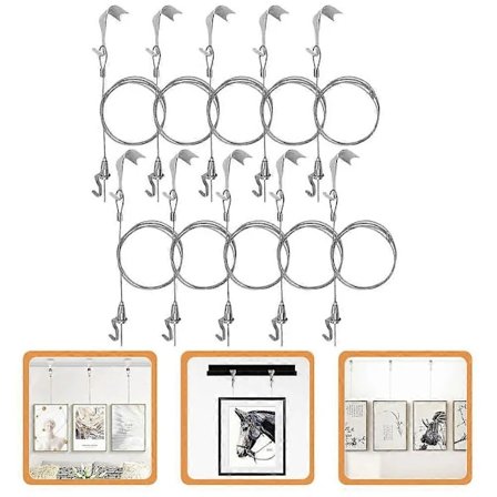 Justerbar Kraftig Ramdisplay Kit Bildhängare Kit Bildram Tråd Bildskena Trådar Bildram Trådar