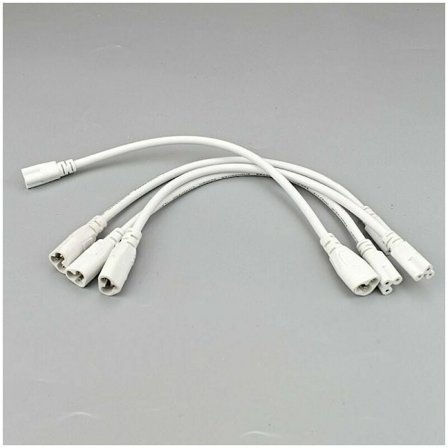 10 st LED-rörlampa, CFL-rör T5 T8 LED-rörskoppling Dubbel hane till hane Ände