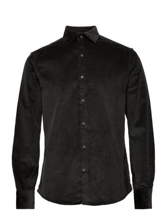 Bs Kongsberg Casual Slim Fit Shirt Skjorta Casual Svart Bruun & Stengade