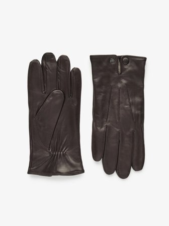 Brown Leather Gloves