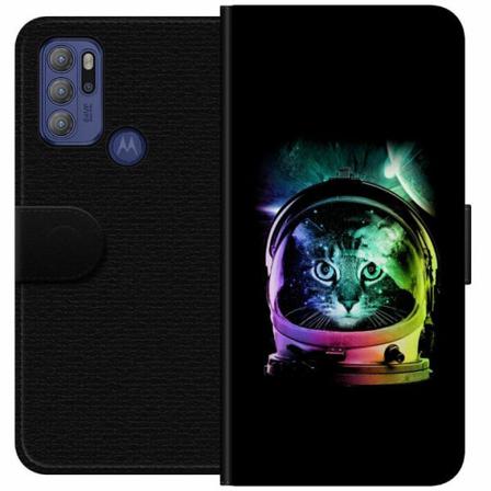 Motorola Moto G60s Plånboksfodral Space Cat