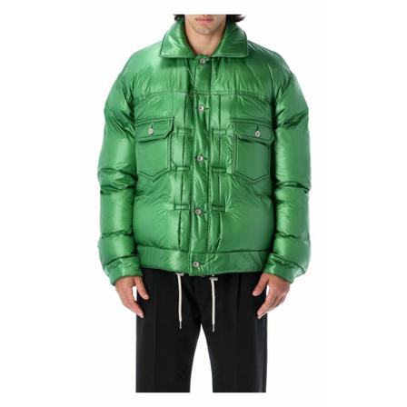 Sacai, Jacket 2202899Mpn Groen, Heren, Maat:L