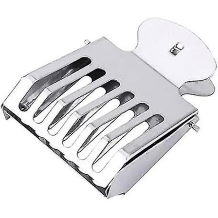 Bogklips Type King Cage Queen Bee Clip Favorit Bi-Fange King Cage Bee 2 Stykker Sølv Shizhi Boutique