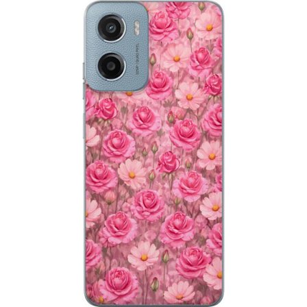 Yhteensopiva Puhelinkuori Motorola Moto G05 Petal Reverie Blush Rose
