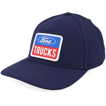 American Needle - Blau Adjustable Cap - Ford Super Tech Valin Navy Trucker @ Hatstore