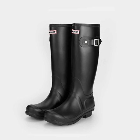 DripDrop Gummistövlar Dam Svart Svart-XF36-