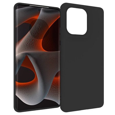 SKALO Motorola Edge 50 Pro 5G Matte Black Ultra-tynd TPU Cover