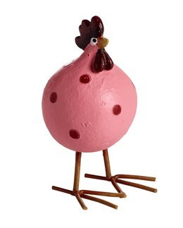 Høne Poppy på ben Rosa