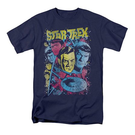 Star Trek Classic Crew Illustrated T-shirt