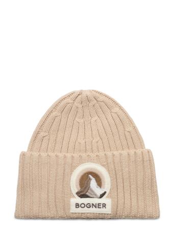 Bony Accessories Headwear Beanies Beige BOGNER*Betinget Tilbud