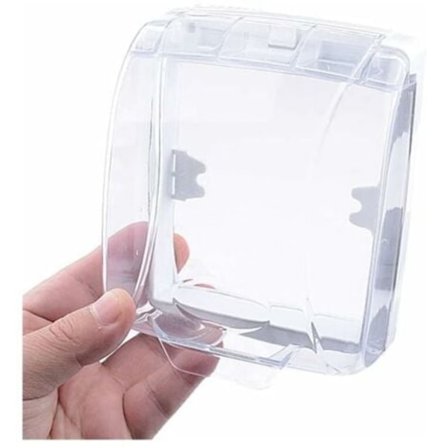 Vandtæt Beskyttelse til Ringeklokkeknap, Transparent Beskyttelseshylster, Beskyttelse til Udendørs Ringeklokke mod Regn.pa