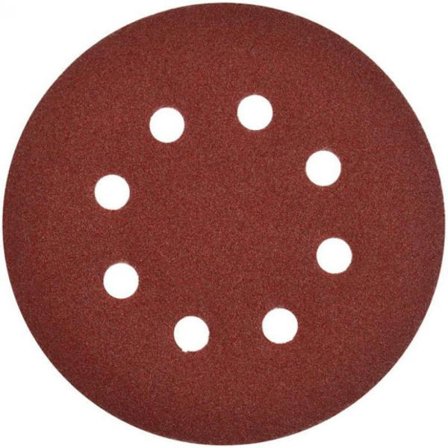 Geko sliprondell P240, 125 mm, 8 hål (50/2000)