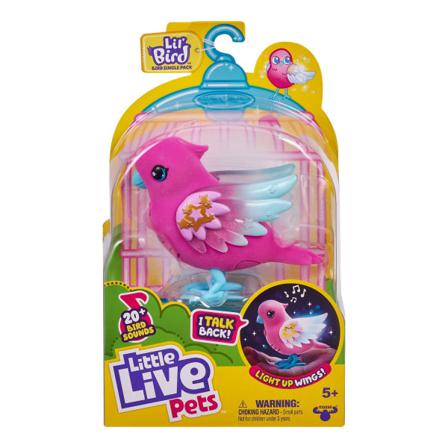 Little Live Pets Interaktiv Fågel Skyler Pink Skyler