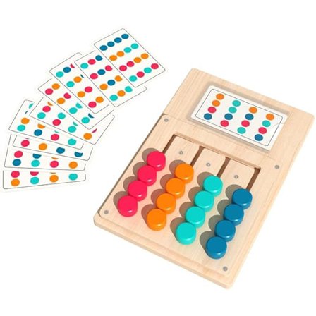 Praktiske livsfærdigheder/matematik/sensoriske legetøj til førskoleklassen, mønstermatchningsspil og pædagogiske legetøjsgaver, der er egnede til børn