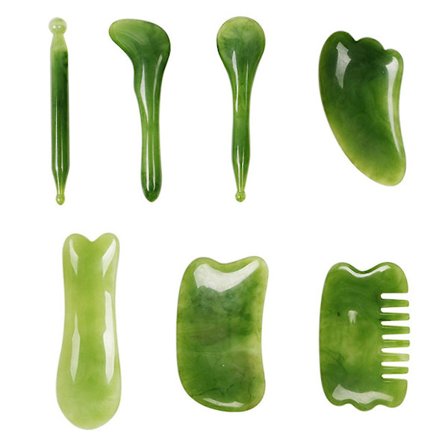 7 stk. Kropsmassage Skraber Harpiks Hudskrabning Massagerbar Muskel