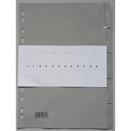 Plastregister A4 5-fl instick - Lyreco - Kontorsmaterial - Pärmar och register - Plastregister - Tryckta