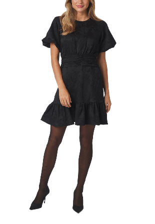 Neo Noir Sulli Jacquard Dress Klänningar Dam Svart 40