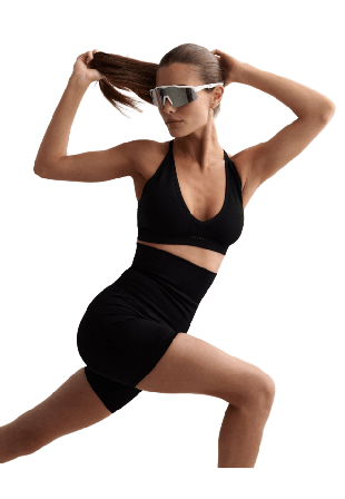 aim'n Shape Seamless Core Control Hotpants Träningskläder Dam Svart XS