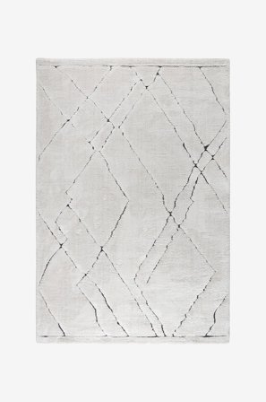 InHouse Group - Matta Lindi - Valkoinen - Nukka- & ryijymatot - 160X230 - - Homeroom