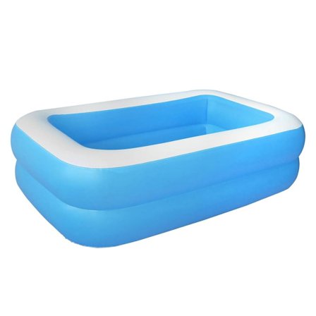 Stor Uppblåsbar Pool för Utomhusbruk, Uppblåsbar Pool med Förbättrad Strukturintegritet, Familjepool för Barn Lämplig för Bebisar och