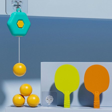 Hängande bordtennistränare Pingpong Exerciser 2 2