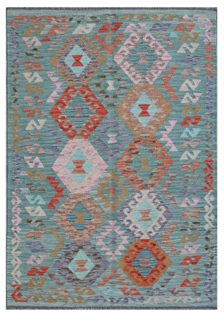 Kilim Afghan Old Style Rug Hand Woven 121X178 Afghanistan