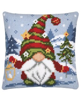 Stickpackung Kissen Weihnachtsmann