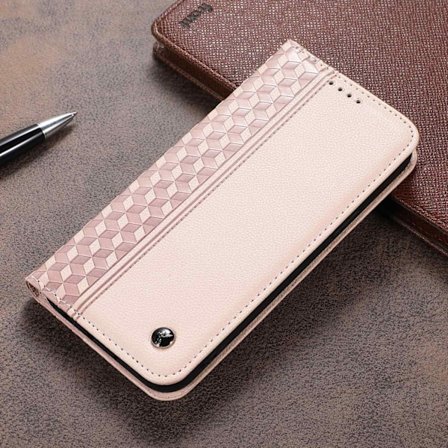 iPhone 16 Plus -kotelo, pinkki lompakkokorttipaikka, nahkainen, magneettinen