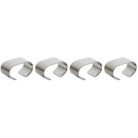 Aida RAW servietring, rustfrit stål, 4-pak - Sølv | KitchenOne