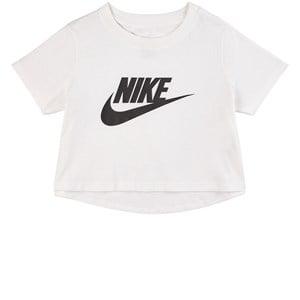 Kids - NIKE White Futura Logo Crop Top M (10-12 years) - Tops - M (10-12 years) - White