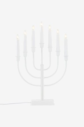 Jotex - El-lysestage Hvid - KRISTINA - Køb Adventslysestager hos Jotex