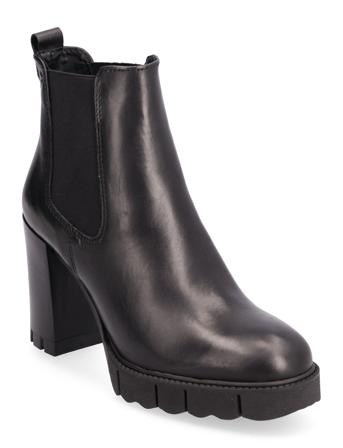 Women Boots Shoes Boots Ankle Boots Ankle Boot - Heel Svart Tamaris*Betinget Tilbud
