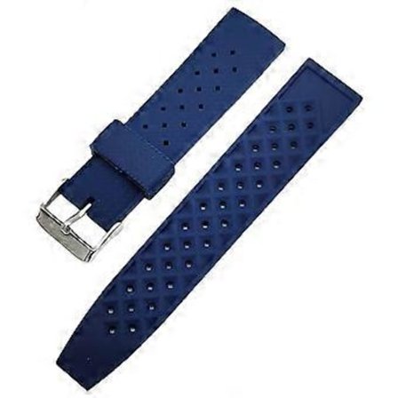 Kellon ranneke vedenpitävä uudelleenkäytettävä säädettävä 22MM/20MM kellon rannekkeen vaihto yhteensopiva Huawei GT2:n kanssa (22 mm sininen)