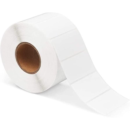 2000 st vita självhäftande etiketter, vita multifunktionsetiketter