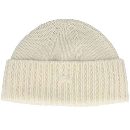 Lacoste - Beige cuff Beanie - Lapland Off White Cuff @ Hatstore