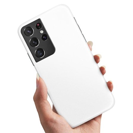 Samsung Galaxy S21 Ultra - Deksel/Mobildeksel Hvit