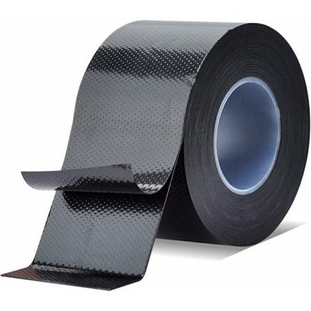 Vattentät överlappande tejp av silikongummi, elektrisk kontakttejp, isolerad, värmebeständig kabel, 2,1 x 5 meter, svart.