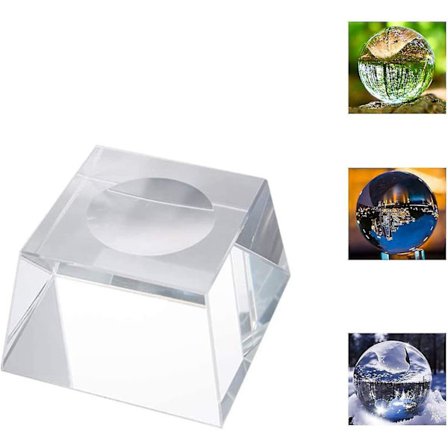 Kristallkula Glaskula Display Stativ, Glasställ Kristallkula, Softball Stativ Stativ