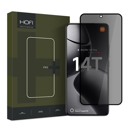 HOFI Xiaomi 14T / 14T Pro Skärmskydd Pro+ Härdat Glas Privacy