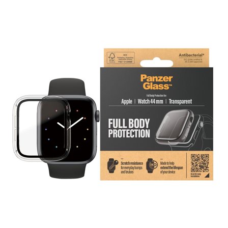 Panzer Full Body Apple watch 4 | 5 6 SE 44mm Transparent Screen Protector PanzerGlass - High quality tempered glass screen protector
