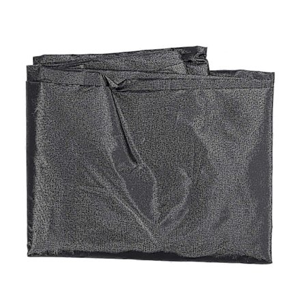 Infällbar Markis Tygskydd Vatten- och Dammtätt Skydd för Uteplats Balkong Svart 2m