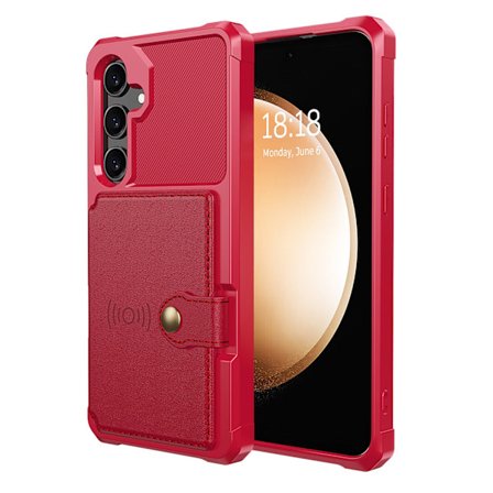 Samsung Galaxy A35 5G - Plånboksfodral i PU-läder med magnetisk